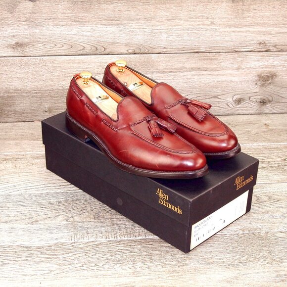 * NIB * $395 Allen Edmonds BROOKWOOD 13 AAA Extra Narrow Chili * add $15 Trees main image 5